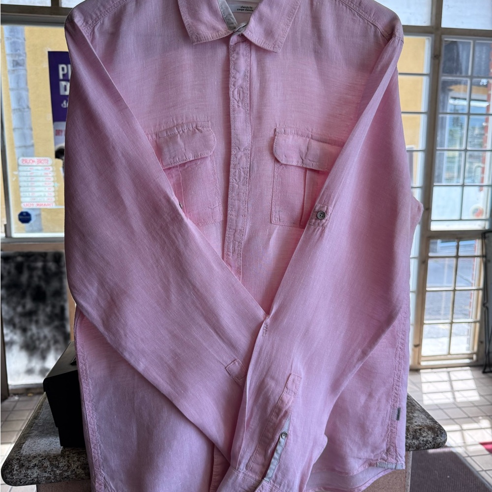 Calvin Klein Light Pink Classic Fit Shirt